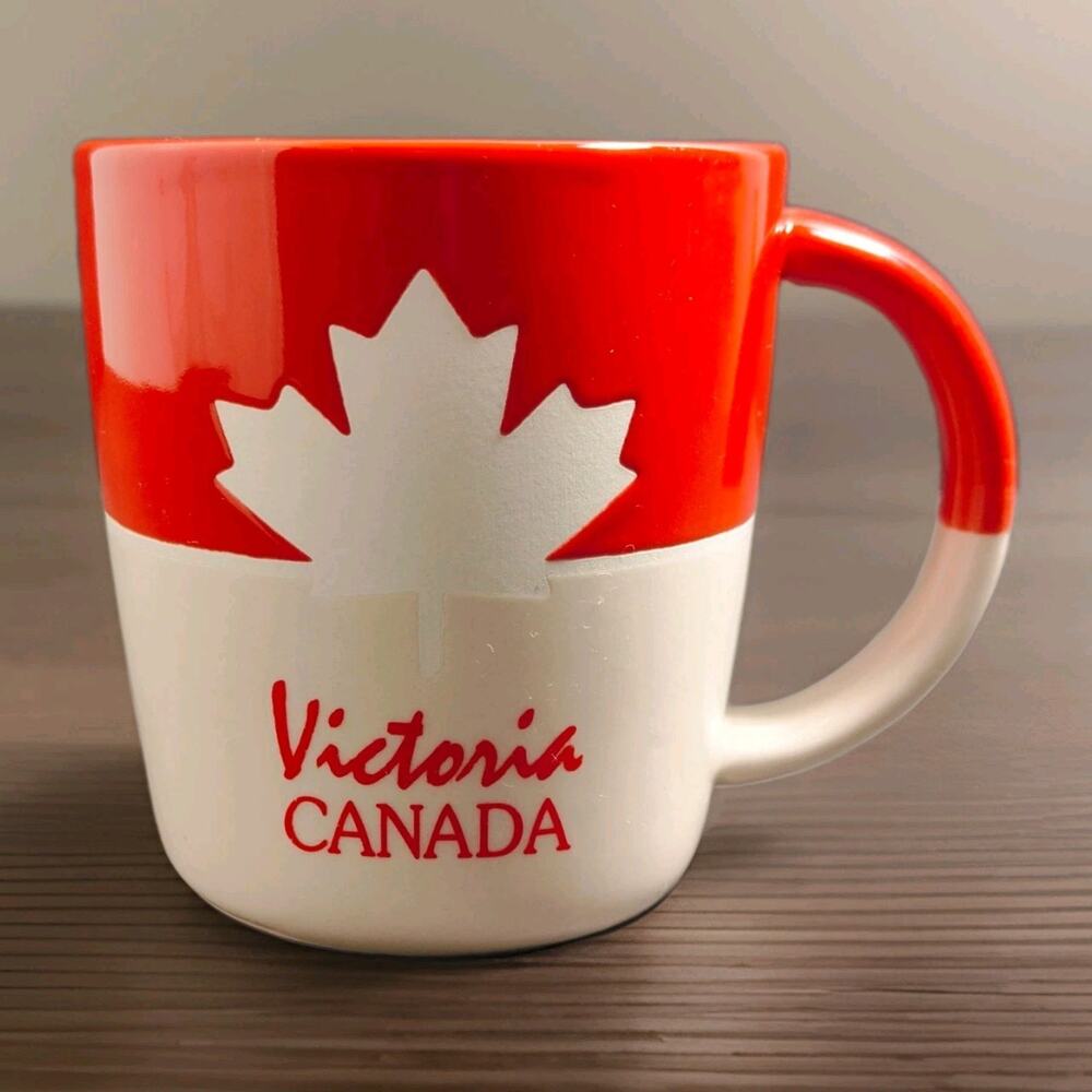 Victoria Canada Coffee Mug with Maple Leaf 16oz Tea Cocoa Cup Souvenir Tourism